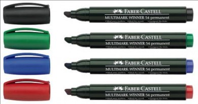 Перманентен маркер Faber Castell